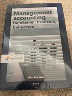 Management accounting nieuw, Boeken, Ophalen of Verzenden, Zo goed als nieuw, Management
