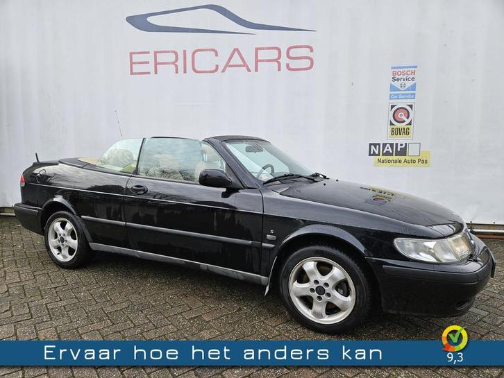Saab 9-3 Cabrio 2.0t S AIRCO STUURBEDIENING LEER (bj 2003), Auto's, Saab, Bedrijf, Te koop, Saab 9-3, ABS, Airbags, Airconditioning