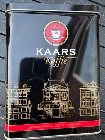 Kaars koffie blik beschikbaar voor biedingen