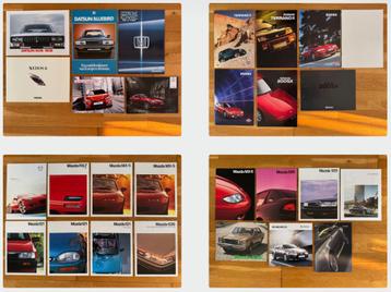 Datsun Honda Lexus Mazda Nissan Toyota Xedos folders, 28 x beschikbaar voor biedingen