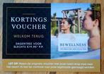 Kortingsbon / voucher voor diverse sauna's van BeWellness, Tickets en Kaartjes, Kortingen en Cadeaubonnen, Twee personen, Kortingsbon