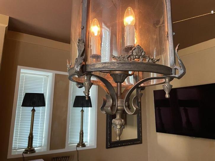 Lantaarnlamp, kroonluchter Pieter Porters, House of Porters, Huis en Inrichting, Lampen | Kroonluchters, Gebruikt, Glas, Ophalen of Verzenden