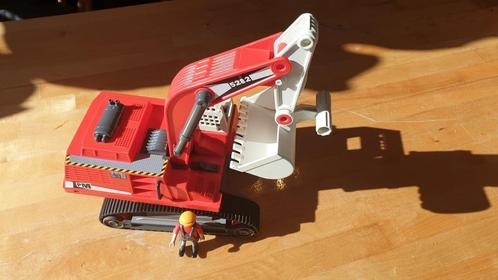 Te koop: Playmobil 5282 Graafmachine met machinist, Kinderen en Baby's, Speelgoed | Buiten | Actiespeelgoed, Gebruikt, Ophalen of Verzenden