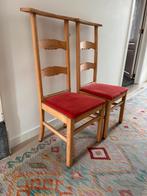 2 bidstoeltjes kerkstoeltjes stoeltje, Antiek en Kunst, Antiek | Meubels | Stoelen en Banken, Ophalen
