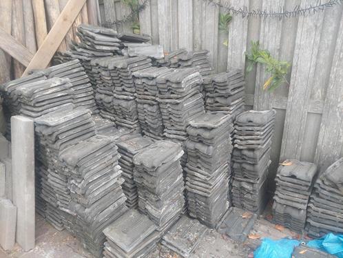 kruispannen zwart 750stuks, Doe-het-zelf en Verbouw, Dakpannen en Dakbedekking, Gebruikt, Dakpannen, Steen of Klei, 15 m² of meer