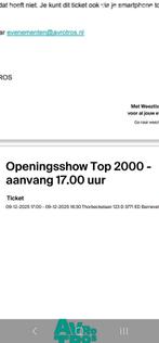 Top 2000 Openinsshow gepresenteerd door Bart Arends., Twee personen