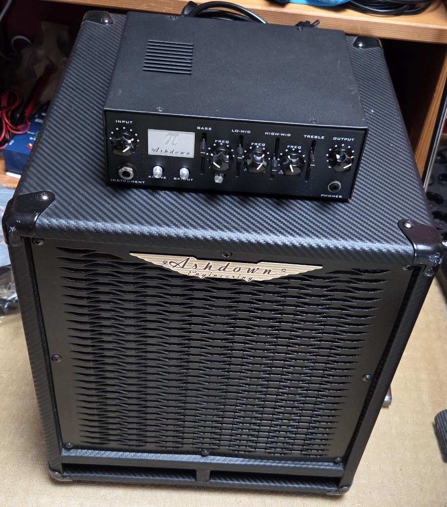 Ashdown PiBass 240 + Ashdown Mi10, Ophalen, Zo goed als nieuw, Basgitaar, 100 watt of meer