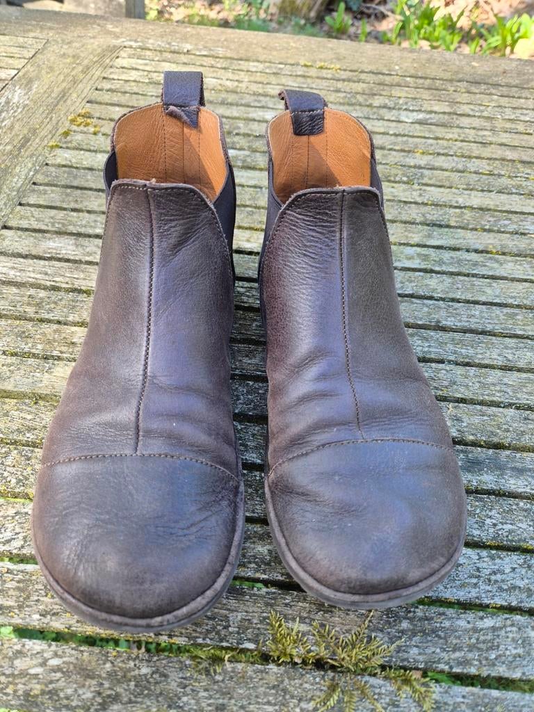 Barefoot enkellaarzen - maat 39 - Handgemaakt, Kleding | Dames, Schoenen, Ophalen of Verzenden, Gedragen, Bruin