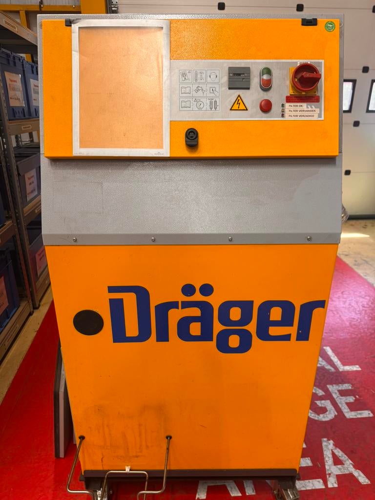 Dräger ademlucht compressor, Ophalen, Gebruikt, 10 bar of meer, Geluidgedempt