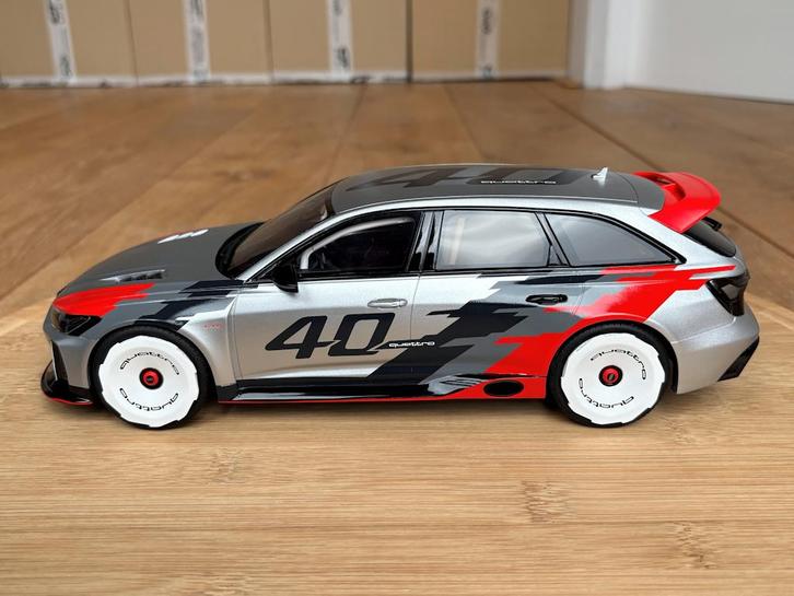 Audi RS6 C8 GTO concept 1:18 GT Spirit GT373 nieuw in doos, Hobby en Vrije tijd, Modelauto's | 1:18, Nieuw, Auto, Overige merken