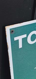 Vintage emaille bord Tourist Information., Reclamebord, Gebruikt, ., Ophalen of Verzenden