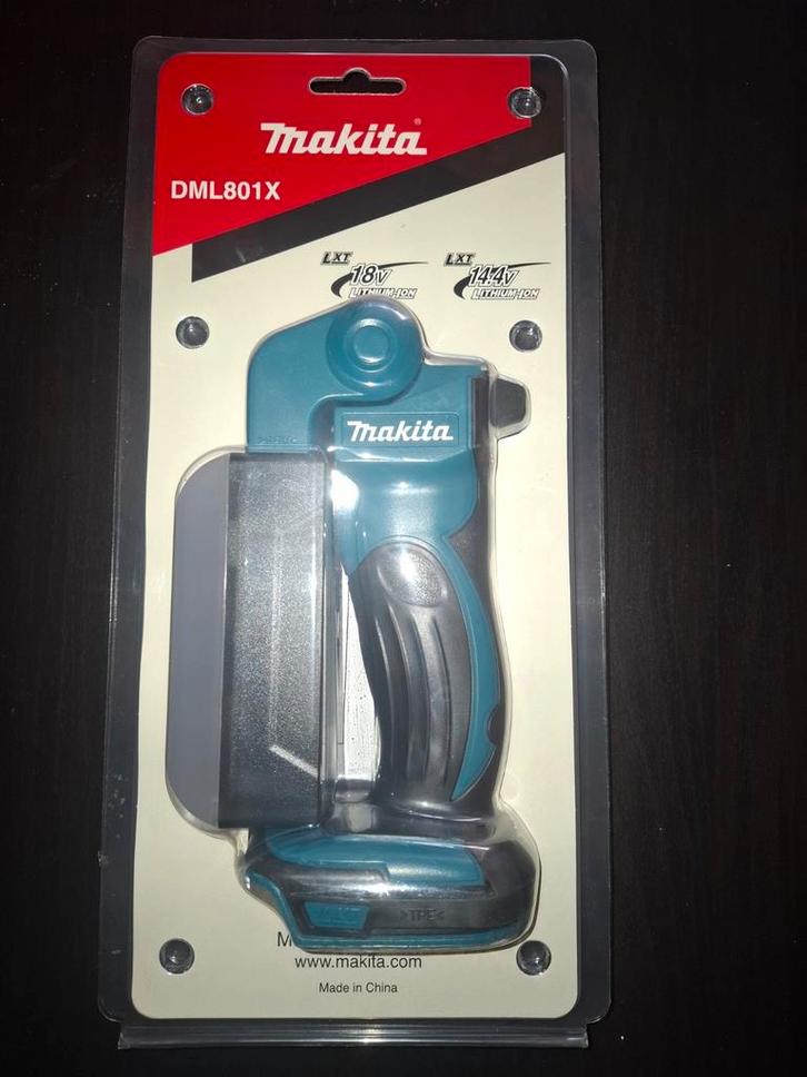 Makita DEBDML801X Werklamp 14,4 / 18V Li-Ion accu lamp, Doe-het-zelf en Verbouw, Gereedschap | Overige machines, Nieuw, Ophalen of Verzenden