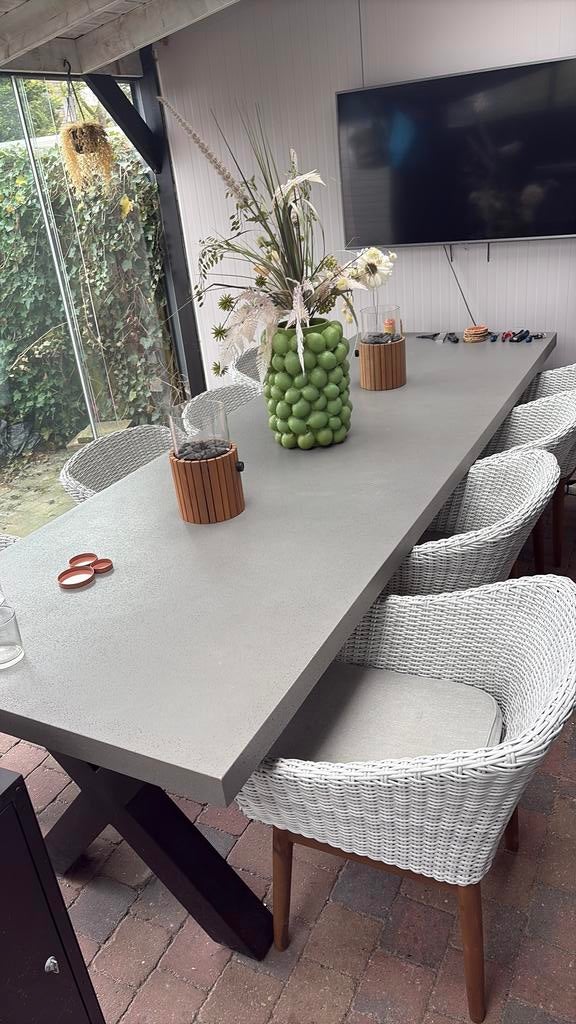 Tuintafel 320cm lang nieuw, Ophalen of Verzenden, Zo goed als nieuw