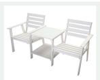 SENS-LINE Tuinbank Romeo Tete a Tete whitewash, Tuin en Terras, Ophalen, Nieuw, Hout