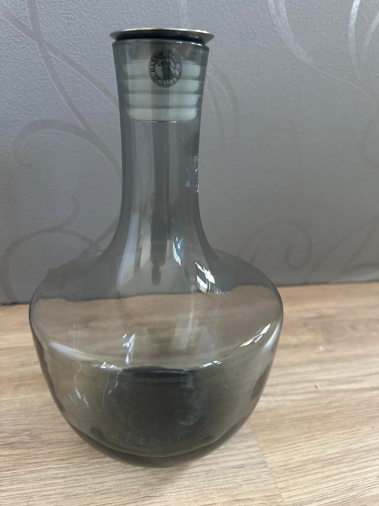 IKEA Hamta waterkaraf rookglas, Ophalen of Verzenden, Gebruikt, Overige kleuren, Glas
