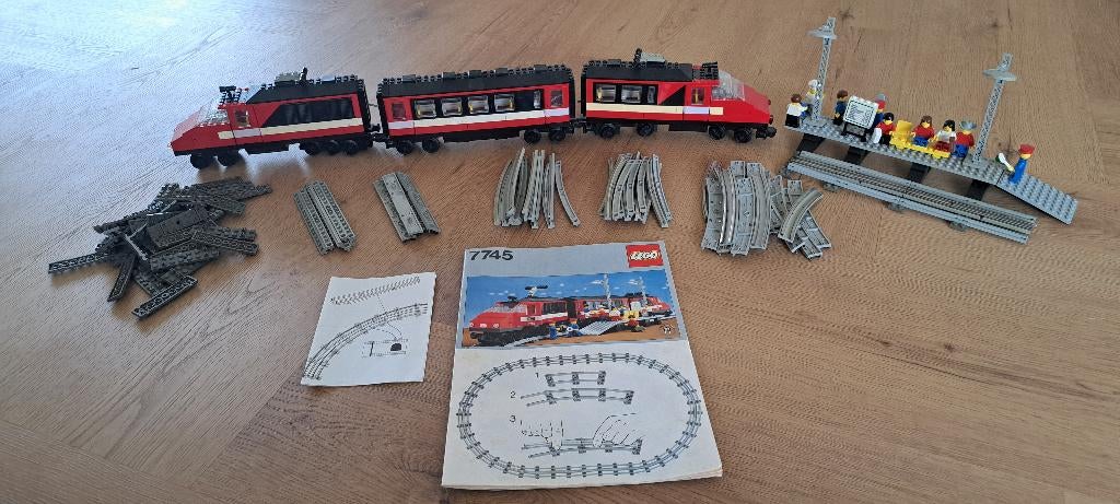 Lego 7745 Train - High-Speed City Express Passenger, Kinderen en Baby's, Speelgoed | Duplo en Lego, Gebruikt, Overige thema's