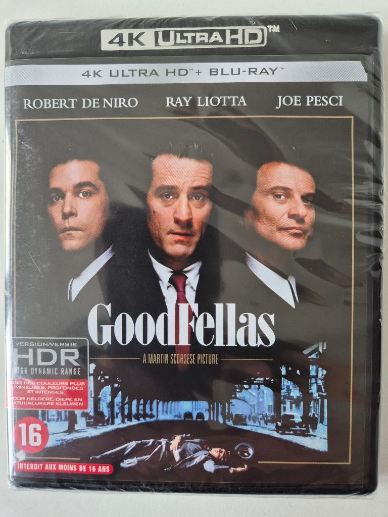 Goodfellas - 4K UHD BD, Cd's en Dvd's, Blu-ray, Nieuw in verpakking, Actie, Ophalen of Verzenden