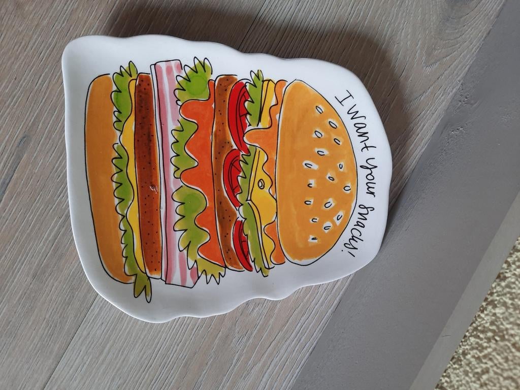 Blond Amsterdam Snack Schaal Nieuw - Hamburger Design, Huis en Inrichting, Ophalen of Verzenden, Nieuw