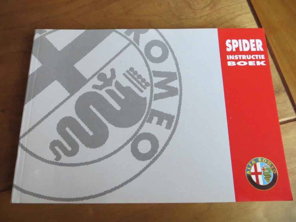 Nieuw instructieboek Alfa Romeo Spider 1995, Auto diversen, Handleidingen en Instructieboekjes, Ophalen of Verzenden