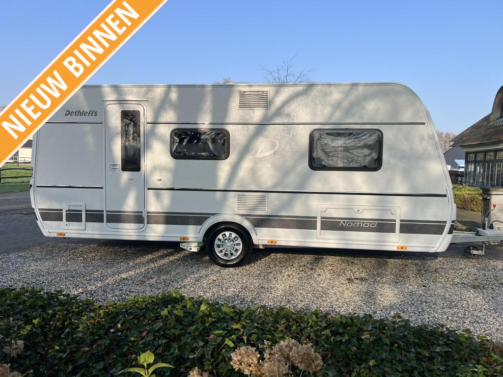 Dethleffs Nomad 490 EST *Mover*Airco*Voortent*, Caravans en Kamperen, Bedrijf, Treinzit, Tot en met 3, Overige typen