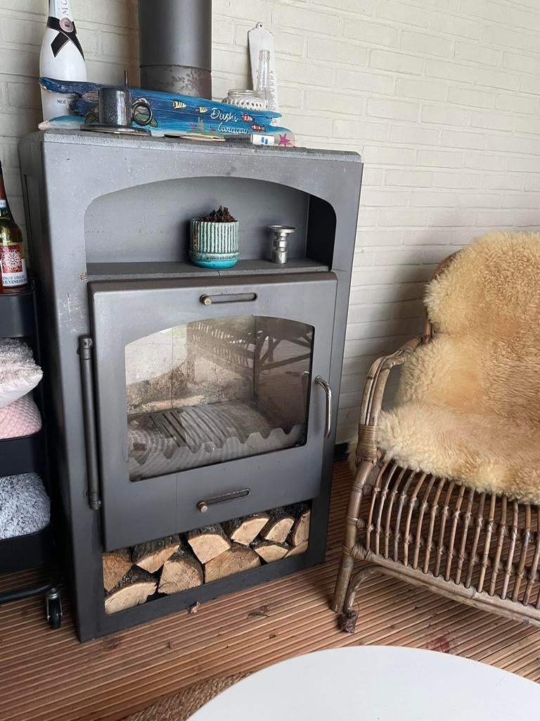 Speksteen Houtkachel Hoogrendement, Huis en Inrichting, Kachels, Ophalen of Verzenden, Zo goed als nieuw, Hout, Houtkachel
