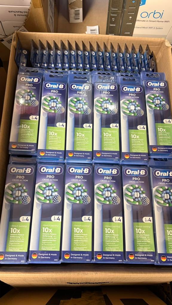 Oral-B Opzetborstels Partij (1000+ stuks) | Direct Leverbaar, Ophalen of Verzenden, Nieuw, Opzetborstel