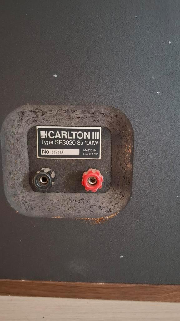 KEF Carlton III SP3020 Luidsprekers - Vintage Hifi, Audio, Tv en Foto, Luidsprekers, Ophalen of Verzenden