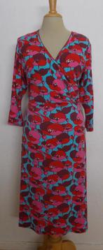 Vrolijke lange bloemen print jurk van Lalamour! XL, Maat 46/48 (XL) of groter, Zo goed als nieuw, Onder de knie, Verzenden