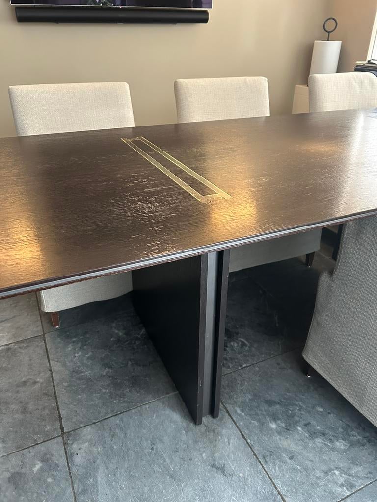 Eettafel Marcel Woltering, Huis en Inrichting, Tafels | Eettafels, Ophalen, Gebruikt, 200 cm of meer, 50 tot 100 cm