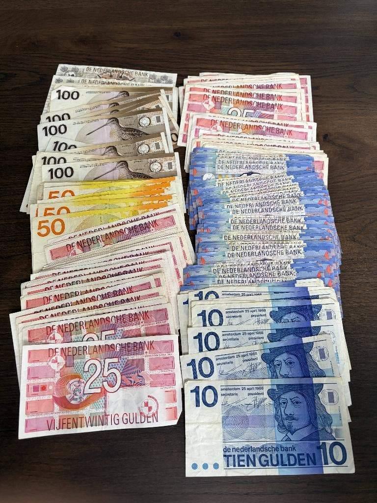 4295 aan gulden biljetten, Postzegels en Munten, Bankbiljetten | Nederland, Ophalen of Verzenden, 10 gulden