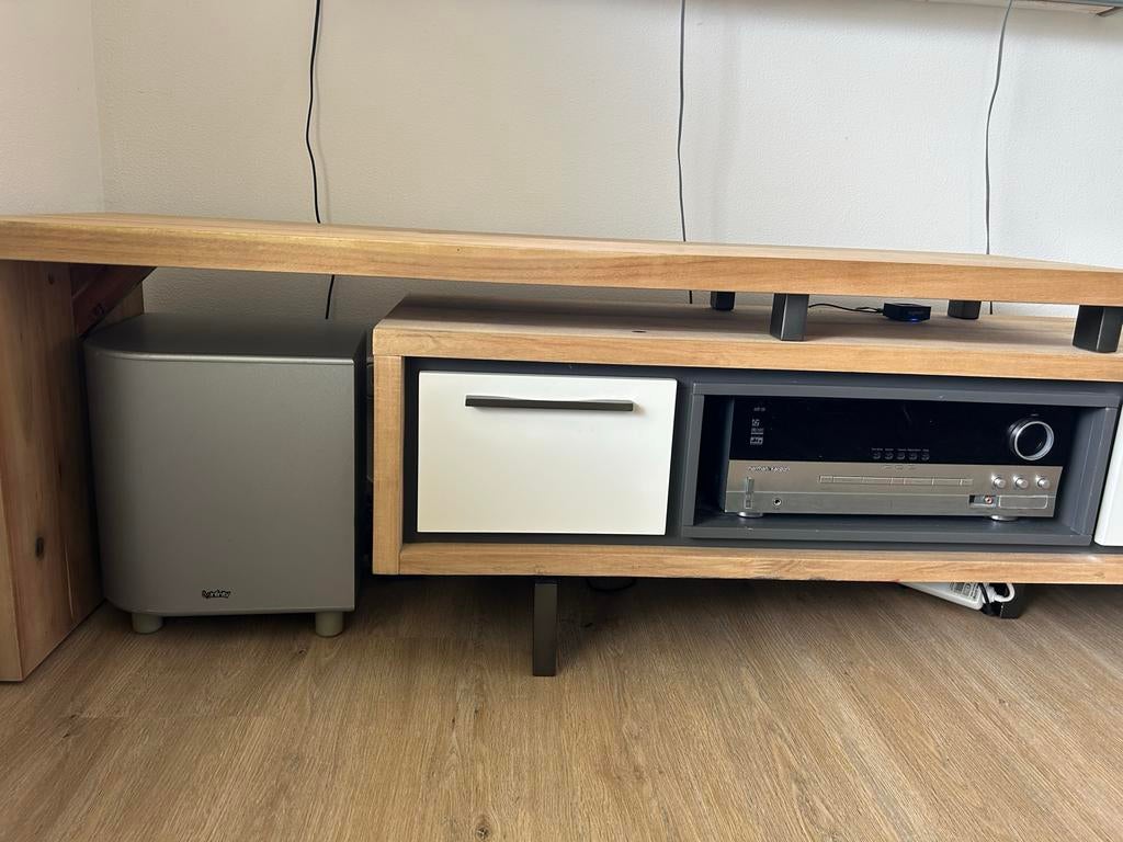 Xooon tv meubel met flexibel element, Ophalen, 150 tot 200 cm, Zo goed als nieuw, Minder dan 100 cm