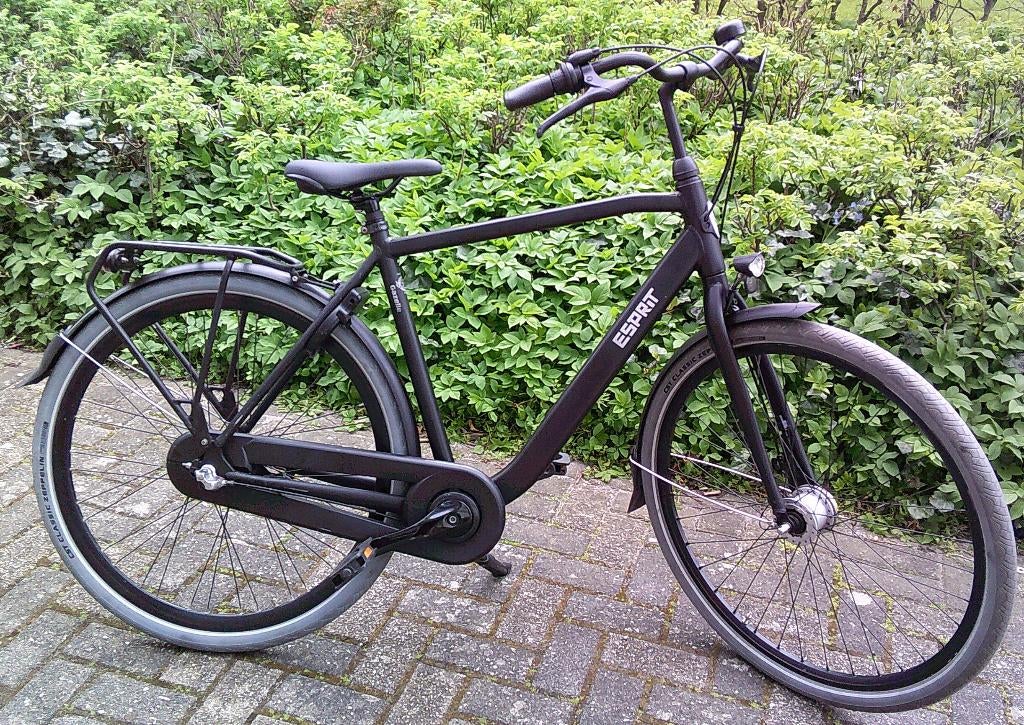 ZGAN GAZELLE ESPRIT 28 INCH 3V FRAME 54 CM MATT ZWART., Versnellingen, Zo goed als nieuw, Gazelle, Trommelrem