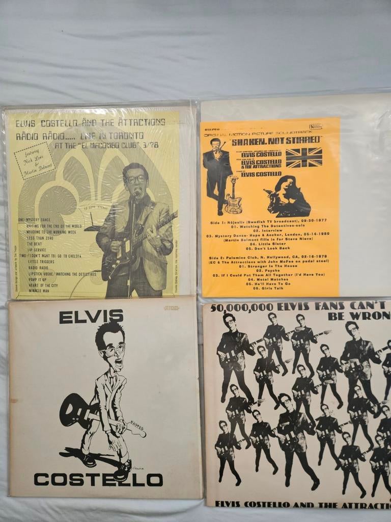 Elvis Costello 4x vinyl LPs, Ophalen of Verzenden, Zo goed als nieuw, 12 inch