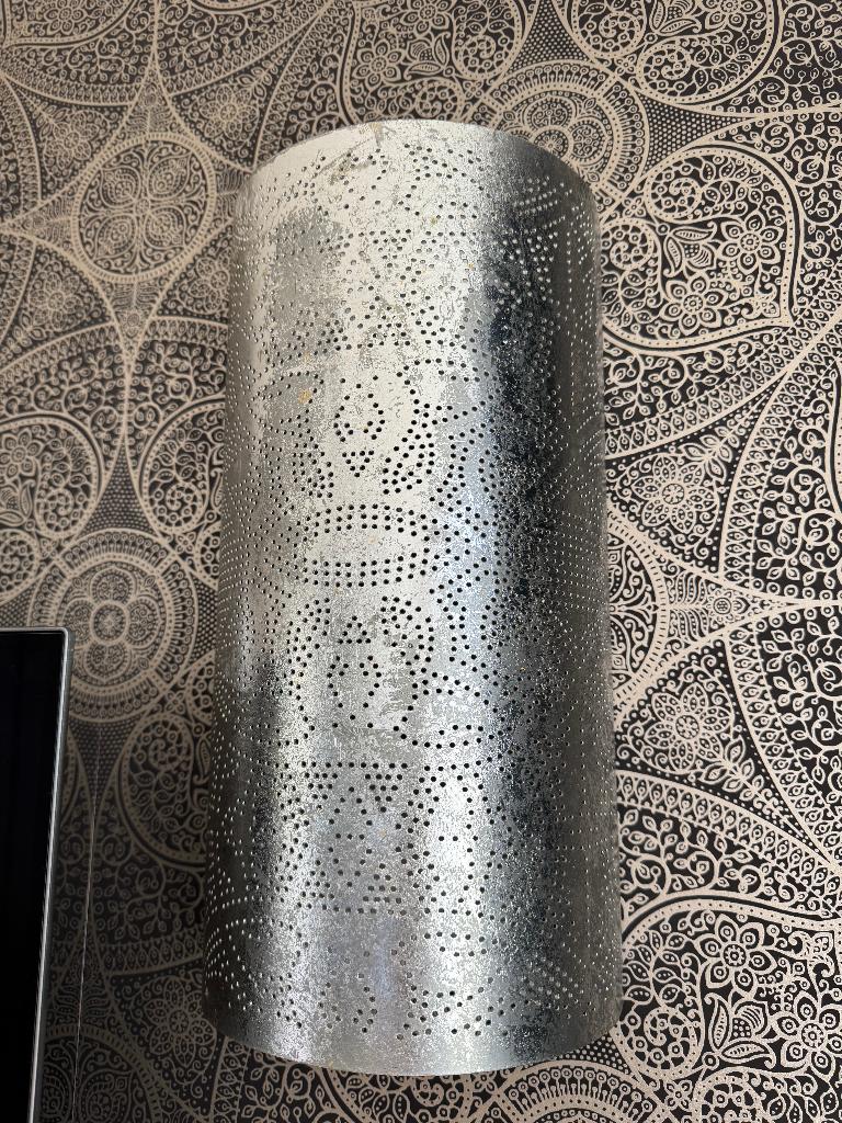 Oosterse filigrain wandlamp, Ophalen, Zo goed als nieuw, Metaal, Oosters