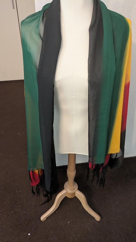 Jamaica Sjaal, Verzenden, Jamaica, Maat 46/48 (XL) of groter, Zo goed als nieuw
