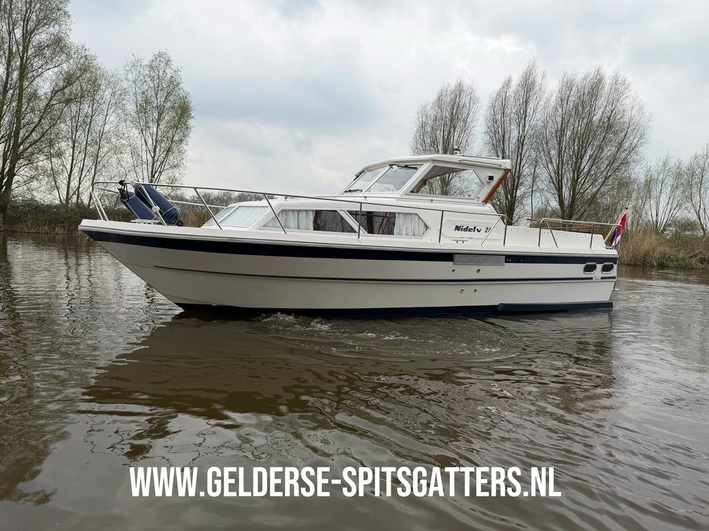 Nidelv 28 Noorse sloep | Gelderse Spitsgatters, Gebruikt, Diesel, Ophalen of Verzenden, 9 tot 12 meter