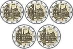 5x 2 euro Duitsland 2013 ADFGJ - Abdij van Maulbronn - UNC, Verzenden, Duitsland, 2 euro, Setje
