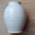 Laurens Goldewijk vaas wit geglazuurd, Gebruikt, Wit, Aardewerk of Porselein, Ophalen of Verzenden