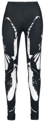Legging met Beetle Print Merk Gothicana by EMP Maat XXL, Kleding | Dames, Legging, Zwart, Nieuw, Ophalen of Verzenden