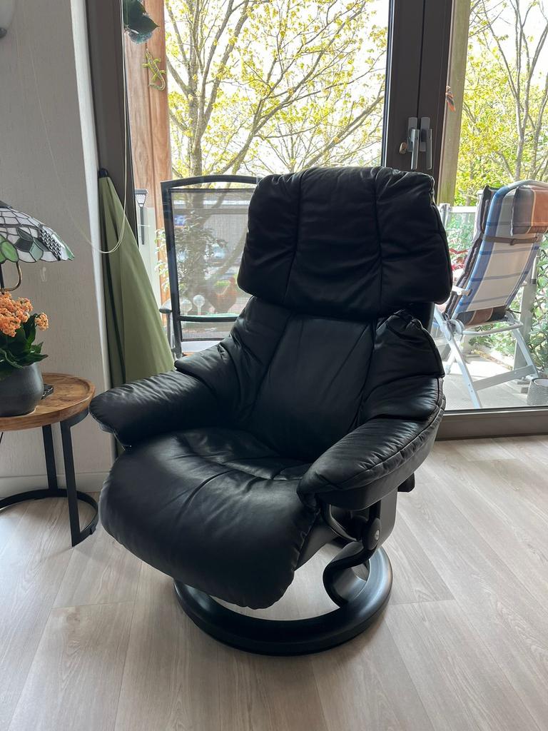 Leren relax fautuille Stressless, Ophalen, Zo goed als nieuw