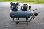 Solide, robuuste zuigercompressor, Doe-het-zelf en Verbouw, Compressors, Ophalen, Gebruikt, Minder dan 200 liter/min, 6 tot 10 bar