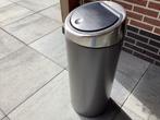 Brabantia touch bin 30 liter, Ophalen, Gebruikt, 50 tot 75 cm, 20 tot 30 liter