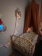 Bamboe Rotan kinderbed 145x75 + matras, Kinderen en Baby's, Ophalen, Gebruikt