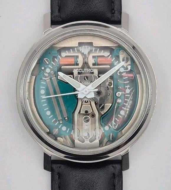 Bulova Accutron 214 Spaceview (1964) Vintage Horloge, Sieraden, Tassen en Uiterlijk, Horloges | Heren, Ophalen of Verzenden, Staal