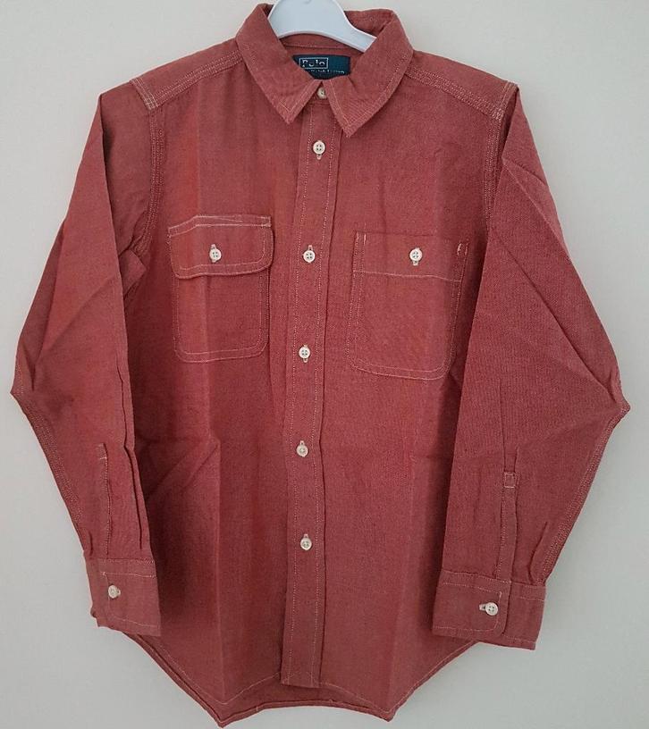 Maat 122 Ralph Lauren overhemd NIEUW (0706) a, Kinderen en Baby's, Kinderkleding | Maat 122, Nieuw, Jongen, Overhemd of Blouse