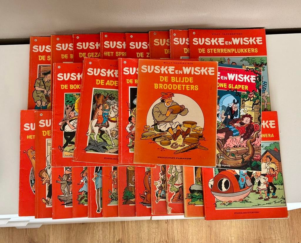 Collectie Suske & Wiske oude stripboeken, Boeken, Strips | Comics, Meerdere comics, Ophalen, Gelezen, Europa