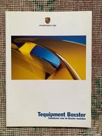 Brochure Porsche Boxster 986 Tequipment 2002 Nederlandstalig, Boeken, Auto's | Folders en Tijdschriften, Porsche, Nieuw, Ophalen of Verzenden
