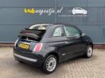 Fiat 500 C 1.2 Lounge Cabrio *leder *airco *p-sensor *chroom, Voorwielaandrijving, Gebruikt, 4 cilinders, Cabriolet