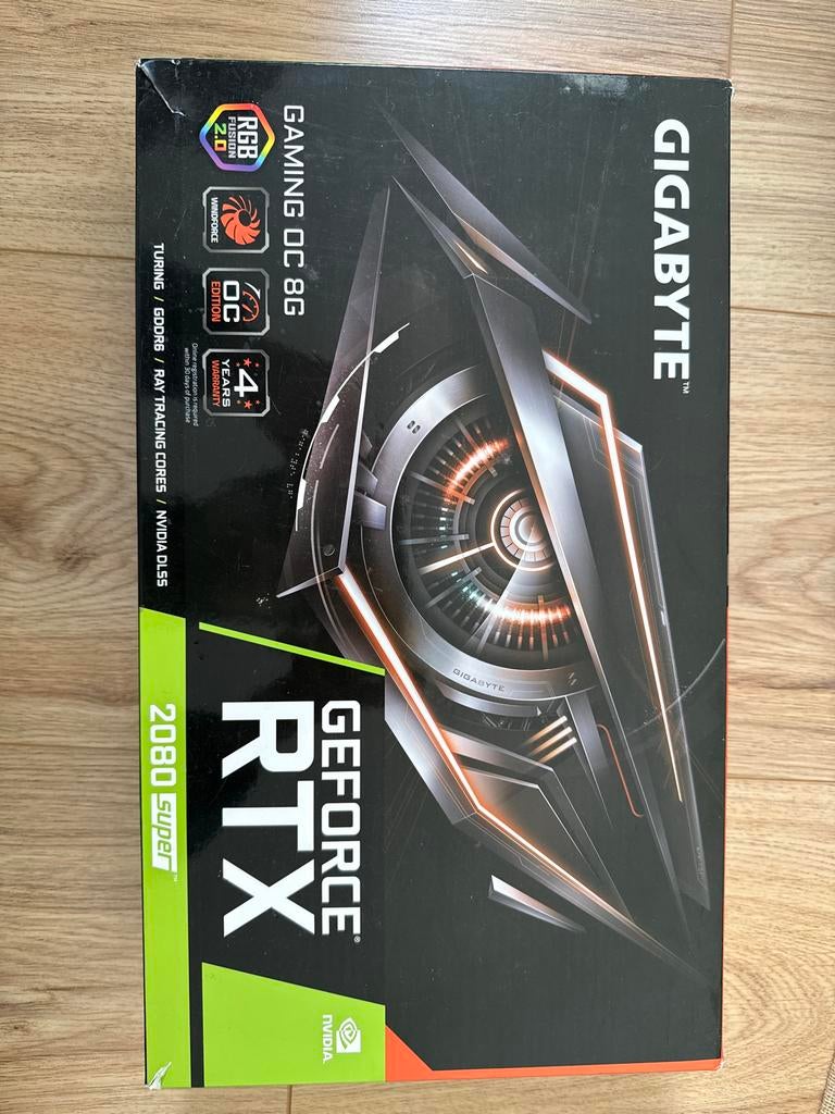 Gigabyte GeForce RTX 2080 Super Gaming OC 8G, Computers en Software, Videokaarten, Zo goed als nieuw, Nvidia, PCI-Express 3.0
