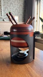 Gezellige Fonduepan met Complete Set - Perfect voor Avondjes, Witgoed en Apparatuur, Fonduesets, Ophalen of Verzenden, Gebruikt